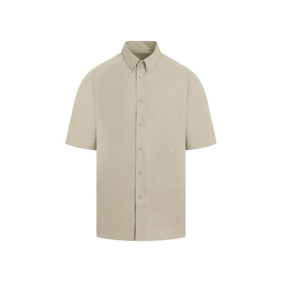 Burberry Hunter Green Cotton Shirt - NWT - Picture 1 of 3